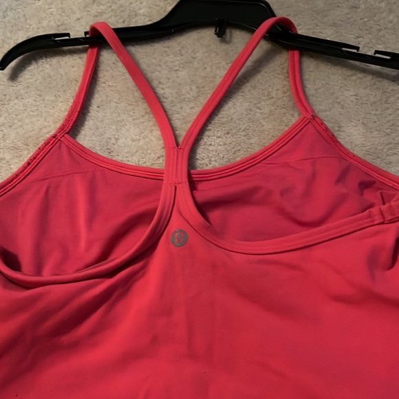 Lululemon Orange Tank Bra - size 6 - Picture 2 of 2